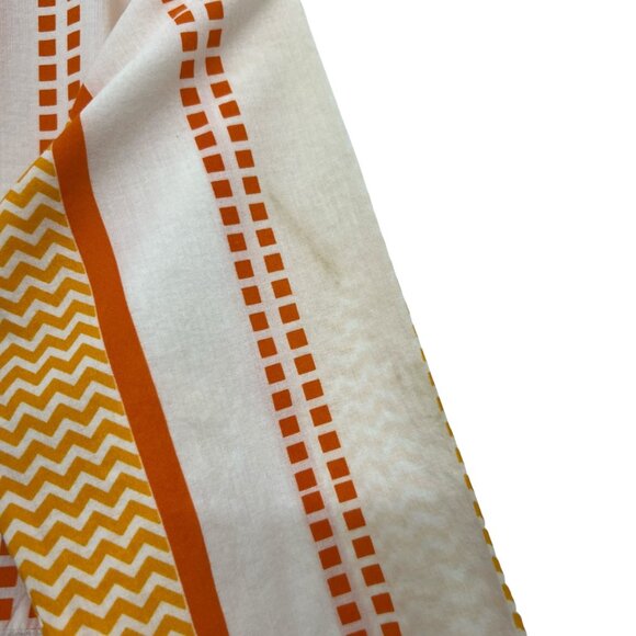 Bindu 100% cotton V neck 3/4 sleeve women's oversized flare dress size S - Picture 4 of 5